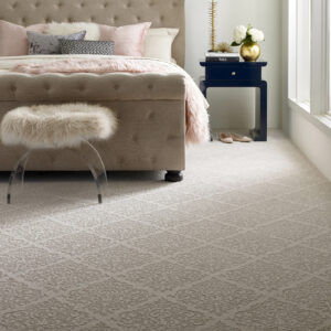Carpet flooring in lavish bedroom | Buckway Flooring