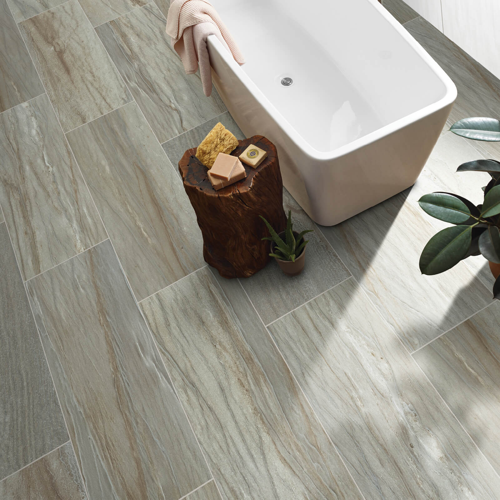 Tile flooring in bathroom | Buckway Flooring
