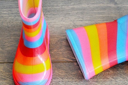 Colorful shoes on flooring | Buckway Flooring